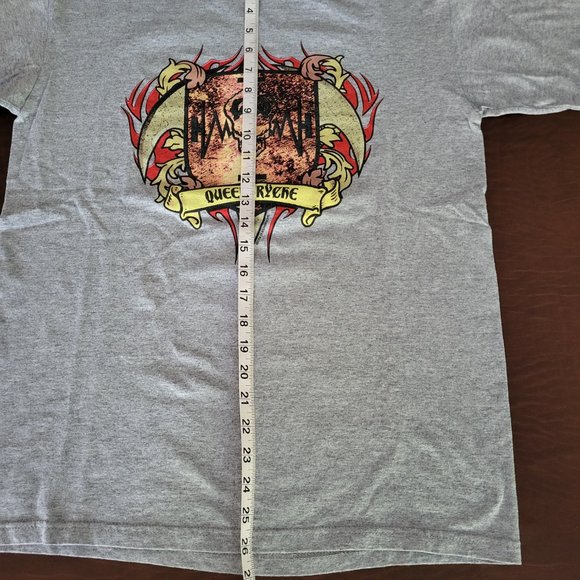 Vintage Queensryche "Operation: Mindcrime" Tour 2004 Double Sided T Shirt Gray - Picture 4 of 6